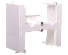 Simon 10 Podstawa naścienna rozszerzająca puszkę pojedynczą składaną biała CSH/11