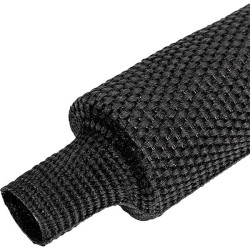 Quadrios 25CA543 Heatshrink Tube Black 60mm 30mm 2:1 Shrinkage per metre