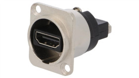 Łącznik Hdmi Gniazdo Z Obu Stron Ft Ekranowane 19X24mm Cp30116