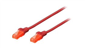 Dk-1512-300/R Patch Cord U/Utp 5E Linka Cca Pvc Czerwony 30M 26Awg