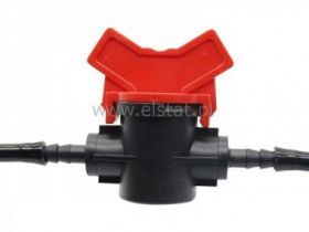 Zawór wciskany 4 mm - dwukierunkowy z regulacją