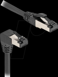 80448 Patchcable Cat.8.1 S/FTP downwards angled / straight 5 m