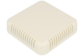 Obudowa; uniwersalna; HM1551V4WH; ABS; 80mm; 80mm; 20mm; IP30; jasnoszary; otwory wentylacyjne; zatrzaskowa; Hammond; RoHS; UL94
