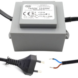 TSZZM12/020M 11,5V-1,04A Trafo (Zal.z kablem zasil.i wyjśc) zasilacz elektrozaczepu