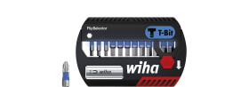 Zestaw końcówek do wkrętaka Pozidriv, Slotted l. elementów: 13 rozmiar: 25 mm Zestaw końcówek Wiha