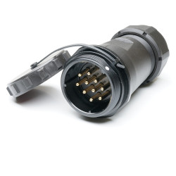 Przemysłowe złącze okrągłe 10-pinowe SP29 Układ szeregowy Gniazdo RS PRO Męski IP68 SP2911C