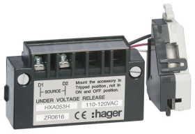 Hager HXA053H Zwalniacz podnapięciowy 110 V, 120 V 1 szt.