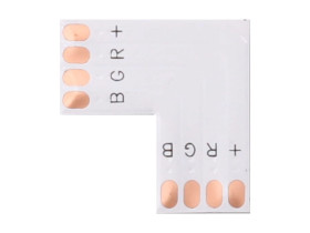 Złączka do taśmy led rgb 10mm PCB L