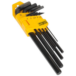 Siegen S01091 Hex Key Set 9pc Long Metric