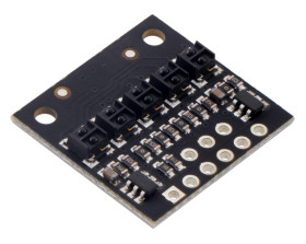 Pololu QTRX-HD-05A Reflectance Sensor Array: 5-Channel, 4mm Pitch, Analog Output, Low Current