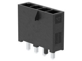 Listwa stykowa PCB 4-pinowe 215915 raster: 4.2 mm Pionowy 1-rzędowe Molex Otwór przelotowy W osłonie