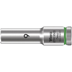 Wera 05004531001 8790 HMB Deep 3/8&quot; Socket 9 x 64 mm