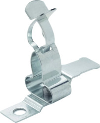 Shield clamp, max. bundle Ø 18 mm, steel, galvanized, 1022-532C