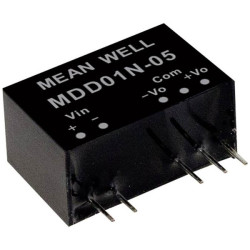 Mean Well MDD01M-15 DC/DC converter module 34mA 1W 2 outputs 1pc