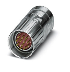 Złącze wielostykowe przemysłowe 12-pinowe M23 Montaż na kablu Wtyczka Phoenix Contact