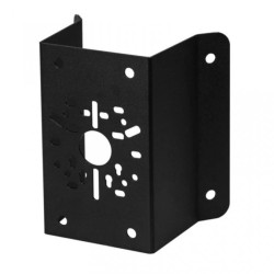 Stalowy uchwyt narożny adapter do kamer kopułowych tubowych i obrotowych czarny GL-229-BK 21018