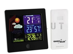 Stacja pogodowa bezprzewodowa GB521B czarna