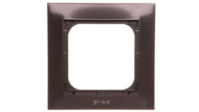 Impresja Ramka Pojedyncza Do Łączników Ip44 Antracyt Rh-1Y/50