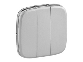 VALENA ALLURE Klawisze aluminium wyłącznika potrójnego 755037 LEGRAND