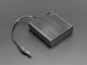 Adafruit 4 x AA Battery Holder with 2.1mm Plug and On/Off Switch