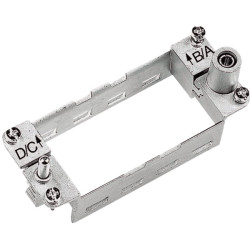 Harting 09 14 016 0303 Han&#xAE; Modular 16B Hinged Frame for 4 Modules Marking A..F