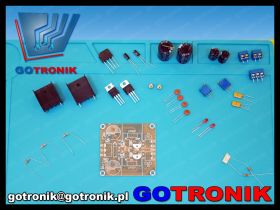 Zasilacz symetryczny LM317 + LM337 - zestaw do samodzielnego montażu