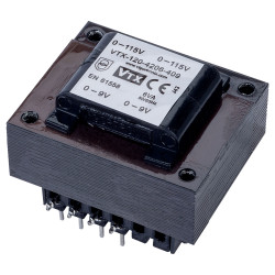 Vigortronix VTX-120-4206-409 PCB Transformer 115V&#x2B;115V 6VA 9V&#x2B;9V