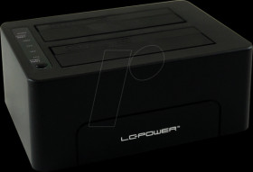 LC-DOCK-C Docking station 2x 2.5"/3.5" SATA, USB 3.1, UASP