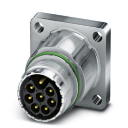 Złącze wielostykowe przemysłowe 8-pinowe M17 Montaż przedni Wtyczka Phoenix Contact
