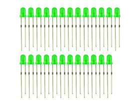 3mm LED Green - 25 PCs