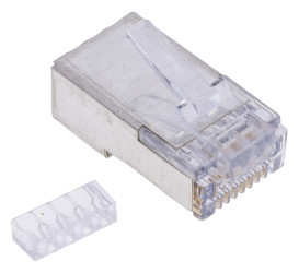 Złącze RJ45 Męski Złącze RJ45 Montaż na kablu Cat6 Molex, proste, 8P8C-żyłowe