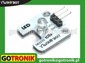 Moduł z diodą LED białą (przeźroczysta)