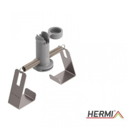 Podpora zwodu na gąsior ze sprężyną, uniwersalna, stal nierdzewna / tworzywo