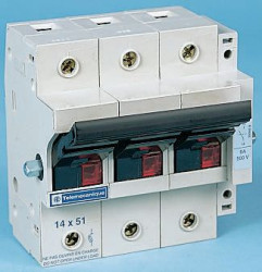 Rozłącznik z bezpiecznikami 3 + N 50A 14 x 51mm TeSys Schneider Electric GK1 E