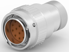 Socket, 14 pole, straight, natural, HD36-18-14PN-072