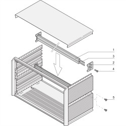 Szyna pozioma nVent SCHROFF 24575474 24575474, 1 szt.