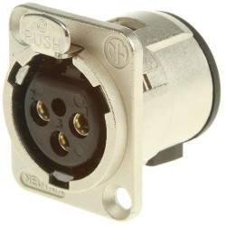 Złącze XLR 3 -pinowe Przewlekany Żeński