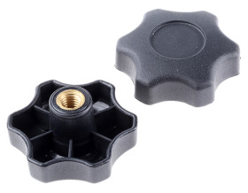 Pokrętło mocujące M10 długość gwintu: 15mm średnica pokrętła 60mm średnica gwintu: 10mm Z wieloma pokrętłami Otwór