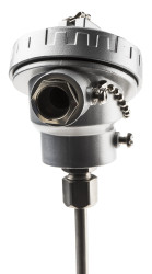 Czujnik RTD PT100 długość 300mm średnica 6mm +450°C żyły 4 Sonda