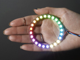 Adafruit NeoPixel Ring - 24 x 5050 RGBW LEDs w/ Integrated Drivers