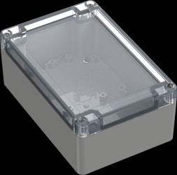 6U07151006437 Industrial housing, 150 x 100 x 60mm, IP65, light gray