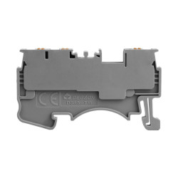 Złączka szynowa 1,5mm2 1P 3-przewodowa zacisk push-in szara DS1.5-TW-01P-11-00AH