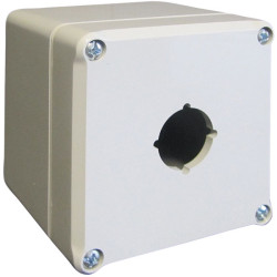 Baco BALBPP301 Pre-Drilled Polycarbonate Enclosure 1 Hole IP66 &#xD8; 30mm Grey 85m