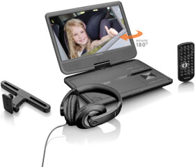 DVP-1010BK DVD player with screen, USB/SD, speakers