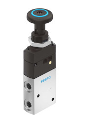 Zawór regulacyjny pneumatyczny 3/2 z przyciskiem G 1/4 Festo 1/4in 3 portowy