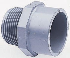 Plastikowa złączka rurowa, typ mocowania: Adapter, rozmiar: 1cal, standard: R