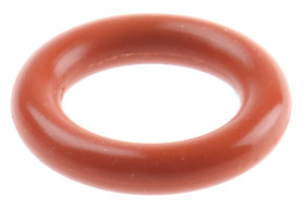 Pierścień O-ring średnica wew 6.07mm grubość 1.78mm średnica zew 3/8cal, materiał silikon RS PRO