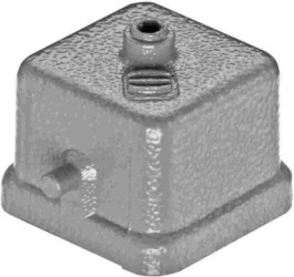 Cover cap, size 3A, metal, longitudinal bow locking, IP44/IP65/IP67, 09200035432