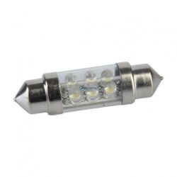 LED SV8,5/36mm C5W 12V 6xLED czerwona
