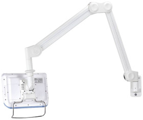Neomounts Uchwyt ścienny do monitora FPMA-HAW200 1 Wyświetlacz 25,4 cm (10") - 68,6 cm (27") biały Uchylny, Przenośny, R